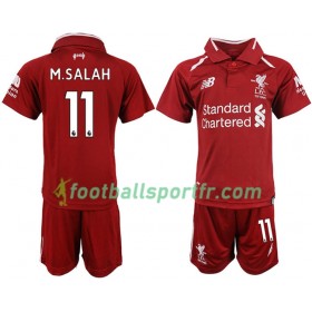 Tenue Liverpool M.SALAH 11 Enfant Domicile 2018-2019 Maillot de Foot